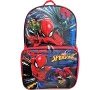 Ruz Spiderman Ragazzi 40.6cm Zaino con Rimovibile IN Abbinato Porta Pranzo Set