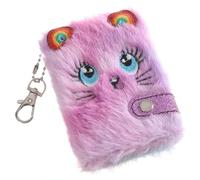 Ruzister Mini diario per gatti, regalo per bambine 6, 7, 8 anni, diario segreto, diario, taccuino, pratico regalo di compleanno