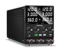 RUZIZAO Alimentatore da Banco 120V 3A Doppio Alimentatore Corrente Continua Encoder Alimentatore Laboratorio 120V6A 240V3A Regolabile in Serie/in Parallelo con 4 in 1 Doppio Fino a 0~240V o 0~6A