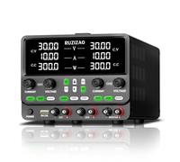 RUZIZAO Alimentatore di rete da laboratorio doppio 30 V 10 A seriale parallelo regolabile 60 V 10 A/30 V 20 A Encoder regolazione DC regolabile con OCP & OVP, interruttore di uscita, spazio di