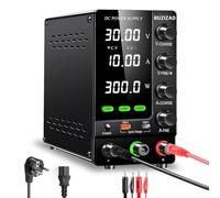 RUZIZAO Alimentatore regolabile 30 V 10 A Alimentazione da Laboratorio con OCP/OVP/Output/Encoder/18 W USB di Ricarica Rapida, Alimentazione Banca per Test/Ricarica delle Batterie