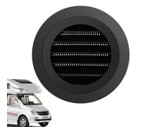 RV AC Vent Cover, Heater Exhaust Vent Cap, Mobile Home Ventilation Accessory, Weather Resistant Design, Easy Installation for Caravans, Vacation, Travel, Long Drives, Road Trips, Black, White