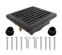 RV Air Vent Fan, 12 V RV Ventilation Fan, Side Mount Exhaust, High Efficiency Heat Dissipation, 3,62 x 3,62 x 0,98 pollici Rainwater Prevention, for Motorhome, Yacht Use