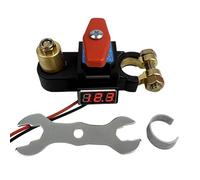RV Battery Disconnect Control - 12-24V Pure Copper LED Digital Display | Universal Car Battery Disconnect Switch | For Isolamento Circuit Boat Marine Vehicle Trailer RV Generator Use