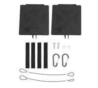 RV Bumper End Caps for 4 Inch Square Bumpers | Secure Sewer Hose Storage & Ventilation | Carbon Steel RV Bumper Covers for Travel/Recreational Vehicle/Trailer