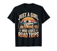 RV Camping Camper Solo Una Ragazza Che AMA i Viaggi su Strada Maglietta