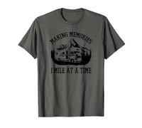 RV Camping Funny - Creare ricordi 1 miglio alla volta Maglietta