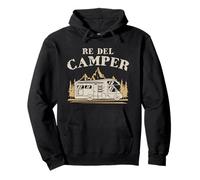 RV Camping Regali Sono Campeggiatore Re Del Camper Felpa con Cappuccio