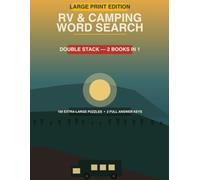 RV & Camping Word Search: Double Stack Edition - 2 Large Print Books in 1