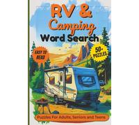RV & Camping Word Search Puzzle Book: Word Searches With Clear and Easy to Read Words About RV life, Camping, RV Adventures and More | 6x9 inches, 110 ... For Vacations, Holidays and Relaxing Time