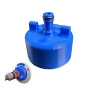 RV City Water Inlet - Brass Reinforced Leak-Proof Connector, Integrated Check Valve Backflow Preventer | UV Stabilized Marine Grade Flange for Trailers, Campers, Plumbing Repair