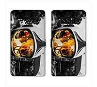 RV - Custodia a portafoglio in pelle per Samsung Galaxy S10 Pompiere Police - Casco Fuoco B