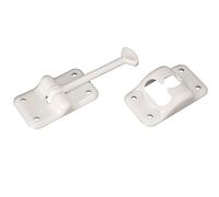 RV Designer E233, supporto per porta in plastica, stile T, 3-1/2", bianco coloniale, hardware per porta d'ingresso