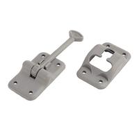 RV Designer E234, supporto per porta in plastica, stile T, 3-1/2", grigio, accessori per porta d'ingresso