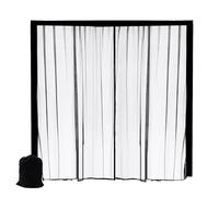 Rv Door Fly Screen - Mesh Fabric 150 cm, rete magnetica, Blackout Privacy | Easy Access Closure, rete per la privacy, accessorio da campeggio per camper, camper, camion, rimorchio, campeggio, viaggi