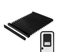 RV Door Window Shade - Magnetic Trailer Door Blind, Adjustable Privacy Cover | Heat Blocking Insulation Protection Panel Magnetic Attachment Sunlight Shield Barrier System For Motorhome Campervan Trav