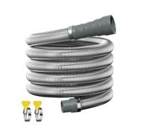 Rv Drain Hose, Flexible Waste Pipe, Caravan Sewer Hose Adapter, Heavy Duty Dump Line, for Motorhome Caravan Trailer Garden Camping Septic Outdoor Washing Machine Wastewater Disposal Plumbing
