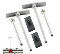 Rv Dump Valve Handle, Adjustable Replacement Set, 3.2x3.94in 2 pezzi Extension Rod Kit, Uv-Protected Auhentic Build, Easy Grip Design for Waste Valve Repair and Upgrade Use