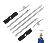RV Dump Valve Handles Replacement Set, Adjustable Length 2 Pieces Diode Handle Replacements, 9 Inches Versatility & Reliable Design, UV-Protected for Waste Valves Extension Rods and Cracking