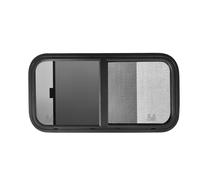 RV Fenster - Wohnmobilfenster | Kleines RV - Fenster,Autoschieberfenster Austausch, Autofenster, Glasersatz Mit Nettobildschirm, Getöntes Seitenglas Für Freizeitfahrzeug, Wohnwagenanhänger