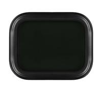 RV - Finestra angolare rotonda, 500 x 350 mm, colore nero, per rimorchi, camper, casa mobile, veicolo costruzione, telaio in lega di alluminio con (Per 48-53