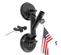 RV Flag Pole Mount - Heavy Duty Suction Cup Flagpole Holder | Heavy Duty Me