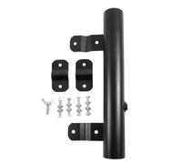 RV Flag Pole Mount, Rust-Resistant Heavy Duty Steel Bracket, Removable Flag Holder for Parades, Boating, Deck, Dock, Beach Events, Outdoor Camping, Backyard Gatherings, Travel Displays