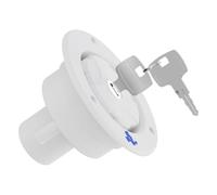 Rv Fresh Water Inlet, Lockable City with Keys for Overall System Setup Compact Trailer Replacement Fill Hatch Lid, Dustproof Cover for Motorhome Caravan Boat Truck and Outdoor