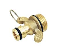 RV Hose Adapter, Copper Hose Fittings, Double Ear Coupling, Threaded Water Connector, Replacement Part, Ideal for Campers, Trailer, Garden, and Outdoor Plumbing Applications