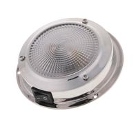 RV Interior Ceiling Dome Light Housing Cabin Lamp Boat Camper Trailer 12V Use