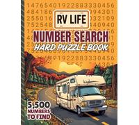 RV Life Number Search: 5,500 Multi-Digit Hard Clues To Find | Travel Puzzle Book For Road Trips, Camping, and Downtime