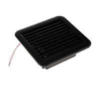 RV Motorhome Caravan Trailer Camper Ventola di ventilazione laterale 12V DC Nero