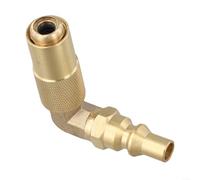 RV propano Quick Connect 90 gradi adattatore 1/4 di pollice per griglie da campeggio da tavolo compatibile con connessioni grill a gas propano da 17 e 22 pollici