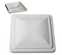 RV Roof , Travel Van Rooflight, Weatherproof Hatch, Manual Crank Ventilation Lid, Ideal for Trailer Conversions, Motorhome Camping, Mobile Home Upgrades, Summer and Winter Use, 14x14 pollici