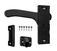 Rv Screen Door Latch, Van Entry Lock, Motorhome Security Hardware, Interactive Anti Theft Weatherproof Design, Sturdy Mounting for Trailer Closet Patio Barn Cargo Bathroom Access 3.66x1.14 Inches