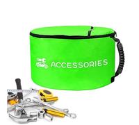 Rv Sewer Hose Storage - Rv Hose Storage | Waterproof Storâge Bags for Hoses | Portable Container with Double Zipper Holder for Tools Electrical Cords Waste | Organizer Bag with Double Zipper Closure