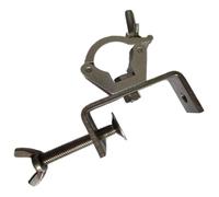 RV Side Camping Tent Awning Mounting Bracket Clamp 25-30mm Pole Compatible Stainless Steel Aluminum Alloy Roof Rack Fixing Bracket Grey