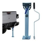 Rv Slide Out Support Jacks | Heavy Duty Telescopic Trailer Jack Foot Plate | Adjustable Motorcycle Stand Stabilizing Legs, Camping Accessories Pull Down Parking Jacks For Travel Trailer Rv