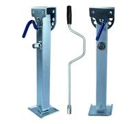 Rv Slide Out Support Jacks | Heavy Duty Telescopic Trailer Jack Foot Plate | Adjustable Motorcycle Stand Stabilizing Legs, Camping Accessories Pull Down Parking Jacks For Travel Trailer Rv