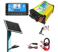 RV Solar Panel Kit - Solar System For RV, Solar Panel Kit with Inverter, Combination Solar Power Inverter 30A Charger, 3000 W Inverter, Smart Charge and Discharge, 18 W Solar Panel