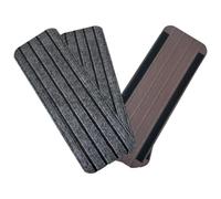 RV Stair Covers, 3-Piece Weatherproof, Non-Slip Outdoor Carpet for Stairs, Trailers, and Decks with Anti-Skid, Winter Travel, Outdoor Rug, Van Interior, Exterior, Gray, Easy Install