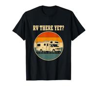 RV There Yet Funny Motorhome Road Trip Classic in Stile angosciato Maglietta