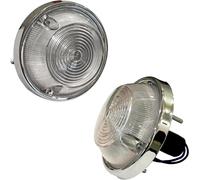 Rv Vintage Coda Luci 2PCS 12V Rimorchio Luce Stop Parcheggio Segnale Trasparente