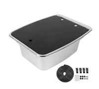 RV Wash Wash Basin 304 in acciaio inossibile 27,5L Caspino cucina a capacità con uscita fognatura 40 mm per per roulotte per roulotte in barca