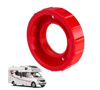 RV Water Connection Inlet - Camper City Water Fill Port | ABS Material with Weather Resistant Cover, Leak Resistant Threaded Inlet for Trailer Motorhome Waters System Connection