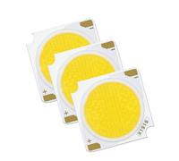RVBLRDSE 10pc 40W 1200mA Warm White 3000K LED COB Light-Emitting Diode Bead DC30-33V 19 * 19mm For Spotlight Downlight