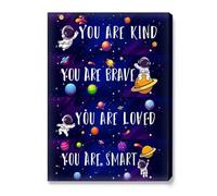 RVBLRDSE Space Themed Affirmations, You Are Kind Spaceman Wall-Art for, Motivational Nursery Decor for Boys Room(Unframed,16x24inch(40x60cm))