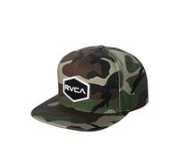 RVCA - Cappello da Uomo Regolabile a Tesa Dritta - Verde - Taglia Unica