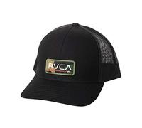 RVCA - Cappello da Uomo Regolabile con Tesa a Snapback, Curva, Camion/Nero, 1SZ