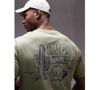 RVCA - Death Valley - T-shirt a maniche corte color verde olio XS